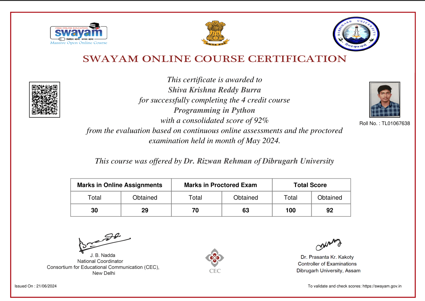 Programming in Python